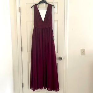 Lulus Maroon Gown - Never Worn